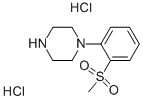 1-(2-METHANESULFONYL-PHENYL)-PIPERAZINE DIHYDROCHLORIDE Structure