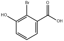 2-bromo-3-hydroxybenzoic acid Structure
