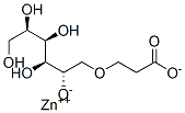 d-Glucitol, 2-carboxyethyl ether, zinc salts Structure