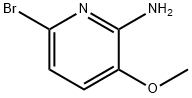 6-ブロモ-3-メトキシピリジン-2-アミン 化学構造式