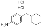4-(1-PIPERIDINYLMETHYL)-BENZENAMINE DIHYDROCHLORIDE Struktur