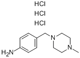 4-[(4-METHYL-1-PIPERAZINYL)METHYL]-BENZENAMINE TRIHYDROCHLORIDE 化学構造式