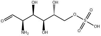 D-氨基葡萄糖-6-硫酸盐 结构式