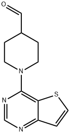 1-(Thieno[3,2-d]pyrimidin-4-yl)piperidine-4-carboxaldehyde Struktur