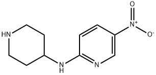 5-硝基-N-4-哌啶基-2-吡啶胺 结构式