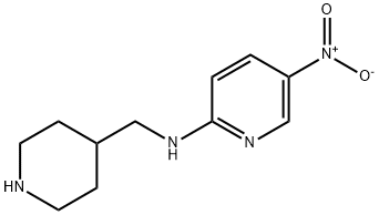 5-硝基-N-(4-哌啶基甲基)-2-吡啶胺,916791-15-6,结构式