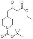 TERT-BUTYL 4-(3-(ETHOXYCARBONYL)-2-OXOPROPYL)PIPERIDINE-1-CARBOXYLATE Struktur