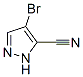 4-Bromo-1H-Pyrazole-5-Carbonitrile Struktur