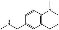 N,1-二甲基-1,2,3,4-四氢喹啉-6-甲胺, 916792-22-8, 结构式