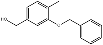3-(Benzyloxy)-4-methylbenzyl alcohol, 2-(Benzyloxy)-4-hydroxytoluene Structure