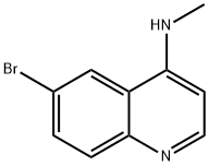 6-溴-N-甲基-4-氨基喹啉 结构式