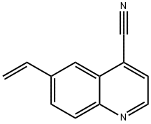 4-Quinolinecarbonitrile,  6-ethenyl- Structure