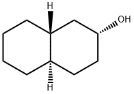 [2R,4aR,8aR,(+)]-デカヒドロ-2-ナフトール 化学構造式