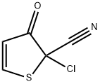 2-Thiophenecarbonitrile,  2-chloro-2,3-dihydro-3-oxo-,916985-23-4,结构式