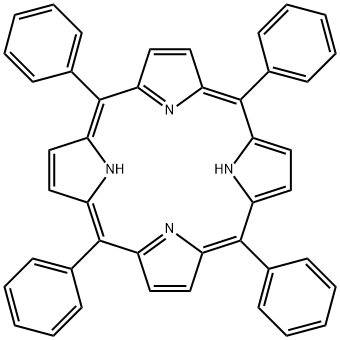 四苯基卟啉, 917-23-7, 结构式
