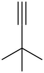 3,3-Dimethyl-1-butyne Struktur