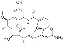 (15R)-18,21-Didehydro-17-demethoxy-18,21-dideoxo-18,21-dihydroxy-15-methoxy-11-O-methylgeldanamycin