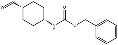 顺-4-(苄氧羰基氨基)环己基甲醛, 917022-26-5, 结构式