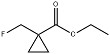 ethyl 1-(fluoromethyl)cyclopropanecarboxylate Struktur
