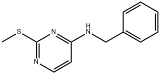 BENZYL-(2-METHYLSULFANYL-PYRIMIDIN-4-YL)-AMINE Structure