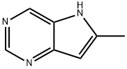 5H-Pyrrolo[3,2-d]pyrimidine, 6-methyl- (7CI) Struktur