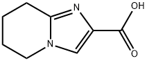 5,6,7,8-テトラヒドロイミダゾ[1,2-A]ピリジン-2-カルボン酸 化学構造式
