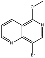 8-BroMo-5-Methoxy-1,6-naphthyridine Structure