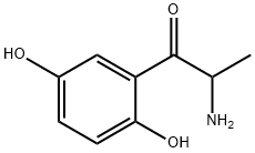 1-Propanone,  2-amino-1-(2,5-dihydroxyphenyl)- Struktur