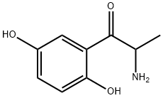 1-Propanone,  2-amino-1-(2,5-dihydroxyphenyl)- 化学構造式