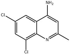 4-AMINO-6,8-DICHLORO-2-METHYLQUINOLINE Structure
