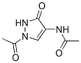 Acetamide,  N-(1-acetyl-2,3-dihydro-3-oxo-1H-pyrazol-4-yl)- Structure