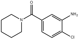 2-chloro-5-(piperidin-1-ylcarbonyl)aniline Structure
