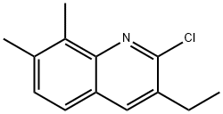 2-CHLORO-7,8-DIMETHYL-3-ETHYLQUINOLINE