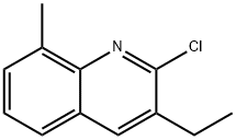 2-CHLORO-3-ETHYL-8-METHYLQUINOLINE,917750-56-2,结构式