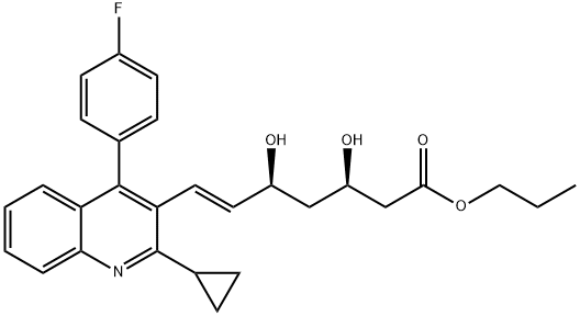 Pitavastatin Propyl Ester Structure