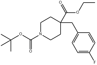 917755-77-2 N-BOC-4-(4-氟苄基)哌啶-4-羧酸乙酯