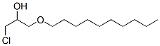 2-Propanol, 1-chloro-3-(decyloxy)- Structure