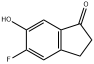 5-氟-6-酚羟基-1-茚酮, 917885-01-9, 结构式