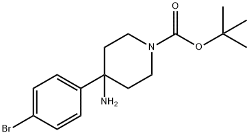 tert-Butyl 4-aMino-4-(4-broMophenyl)piperidine-1-carboxylate