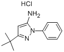 5-TERT-BUTYL-2-PHENYL-2H-PYRAZOL-3-YLAMINE HYDROCHLORIDE Structure