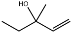rac-(R*)-3-メチル-1-ペンテン-3-オール 化学構造式