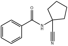 N-(1-CYANO-CYCLOPENTYL)-BENZAMIDE, 91806-24-5, 结构式