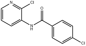 N-(2-chloro-3-pyridinyl)-4-chlorophenylamide 化学構造式