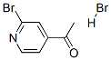 1-(2-BROMOPYRIDIN-4-YL)ETHANONE HYDROBROMIDE Struktur