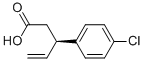 (R)-3-(4-CHLOROPHENYL)PENT-4-ENOIC ACID 结构式