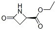 2-Azetidinecarboxylicacid,4-oxo-,ethylester,(R)-(9CI) Structure