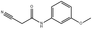 2-CYANO-N-(3-METHOXY-PHENYL)-ACETAMIDE 化学構造式