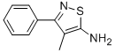 4-甲基-3-苯基异噻唑-5-胺,91818-68-7,结构式