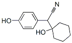 4-Hydroxy-α-(1-hydroxycyclohexyl)benzeneacetonitrile Struktur