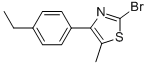 2-BROMO-4-(4-ETHYLPHENYL)-5-METHYLTHIAZOLE,91844-30-3,结构式